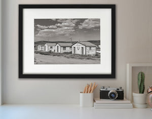 Deserted Currie Nevada Cabins Frozen in History | Photo Art Print fine art photographic print
