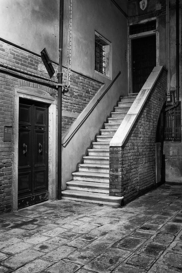 Door and stairs in Venice home | Photo Art Print fine art photographic print