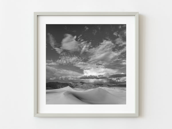 Dramatic clouds over the White Sands | Photo Art Print fine art photographic print