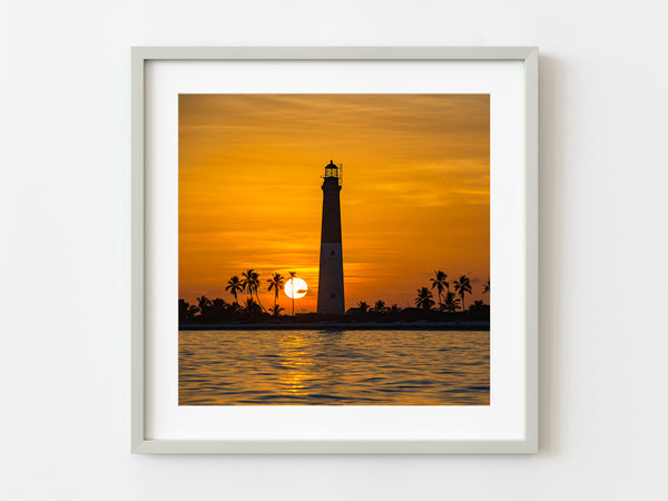 Dramatic Sunset Dry Tortugas Lighthouse Florida Keys | Photo Art Print fine art photographic print