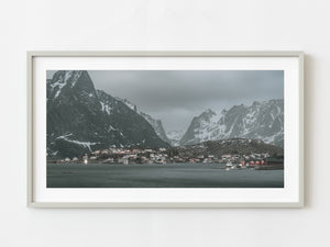 Early evening over the Reine Norway coast | Photo Art Print fine art photographic print