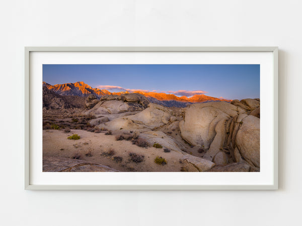 Eastern Sierra Mountains Panorama | Photo Art Print fine art photographic print