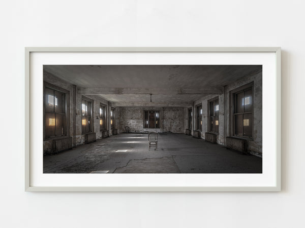 Ellis Island abandoned hospital interior wardroom | Photo Art Print fine art photographic print