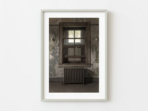 Ellis Island abandoned windows and radiator | Photo Art Print fine art photographic print