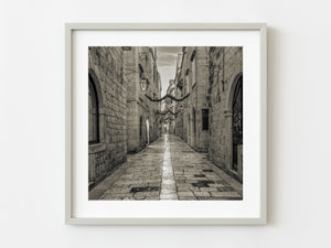 Empty streets of Dubrovnik Croatia | Photo Art Print fine art photographic print