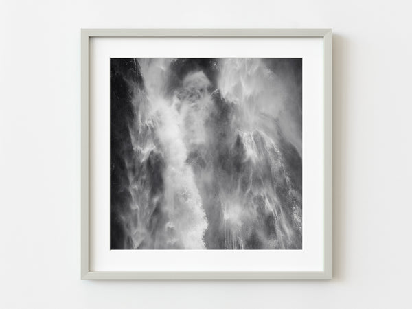 Enigmatic Waterfall in New Zealand Reveals Abstract Beauty | Photo Art Print fine art photographic print