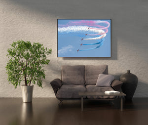 Red Arrows RAF formation team performing their display | Photo Art Print fine art photographic print