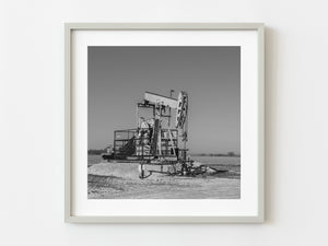 Farm in Western Ontario with crude oil pump still in operation | Photo Art Print fine art photographic print