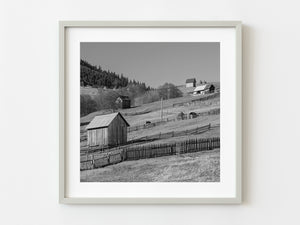 Farm on the hill Romania | Photo Art Print fine art photographic print