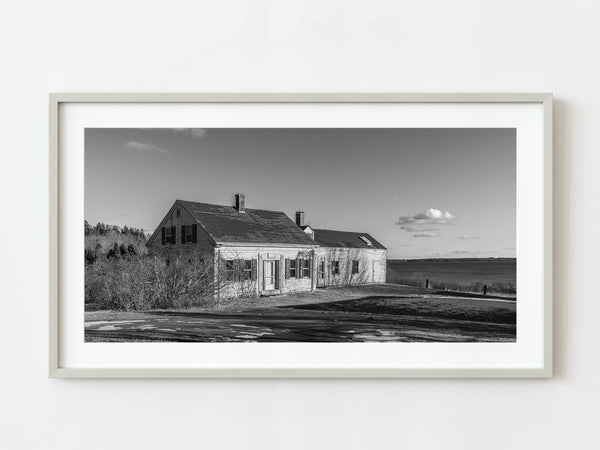 Forgotten Coastal Home in Maine USA Visual Tale | Photo Art Print fine art photographic print