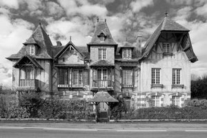 French mansion that looks like a horror house | Photo Art Print fine art photographic print
