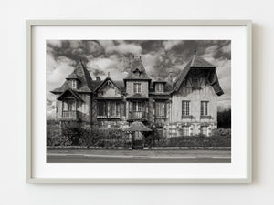 French mansion that looks like a horror house | Photo Art Print fine art photographic print
