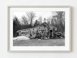 Garage filled with antiques in Ontario | Photo Art Print fine art photographic print