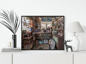 Gay Parita Sinclair gas station interior on Route 66 | Photo Art Print fine art photographic print