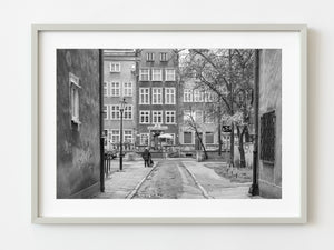 Gdansk Poland city centre empty laneway | Photo Art Print fine art photographic print