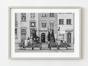 Gdansk Poland Main street Dlugi coffee shop | Photo Art Print fine art photographic print
