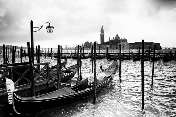 Gondola Dock on the Grand Canal | Photo Art Print fine art photographic print
