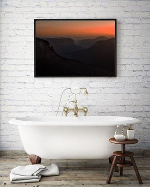 Govetts Leap Lookout Blue Mountains at Sunrise | Photo Art Print fine art photographic print