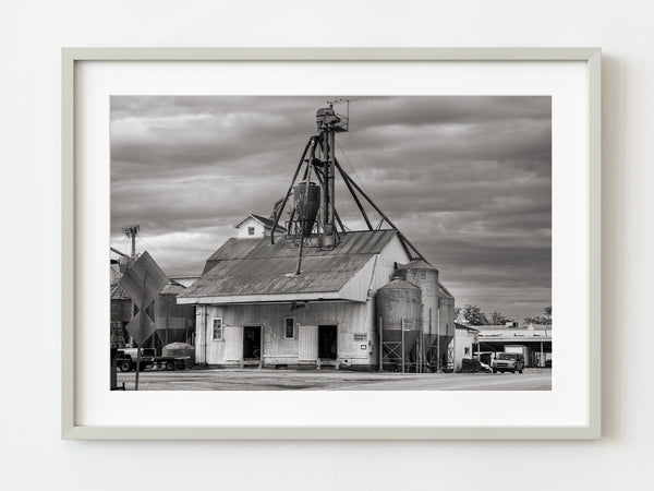 Grain operation in South Whitley Indiana | Photo Art Print fine art photographic print