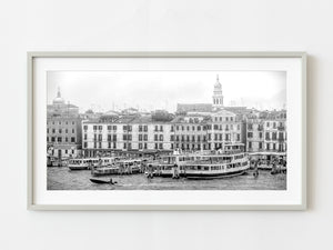 Grand Canal docks in Venice Italy | Photo Art Print fine art photographic print