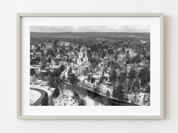 Haliburton Village after an early snowfall | Photo Art Print fine art photographic print