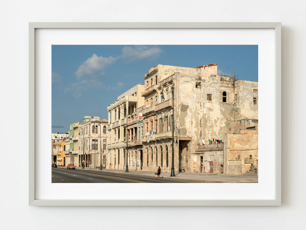 Havana Harbor front buildings in Cuba | Photo Art Print fine art photographic print