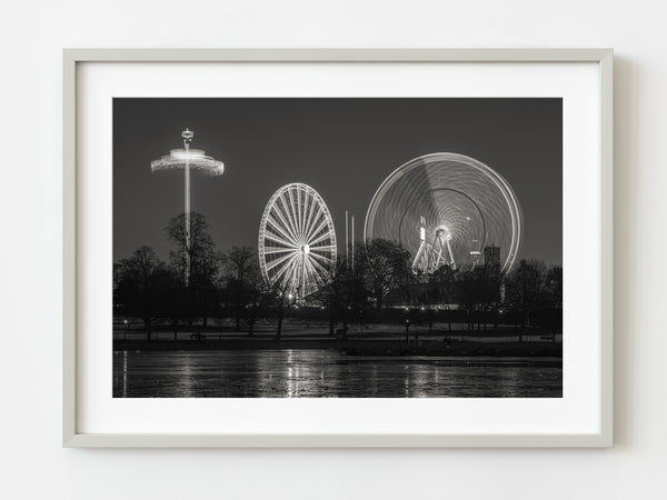 Hyde Park Winter Wonderland at night | Photo Art Print fine art photographic print