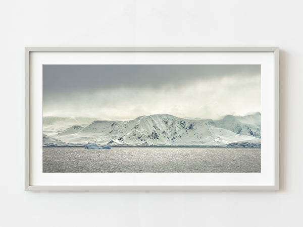 Ice covered mountains Antarctica | Photo Art Print fine art photographic print