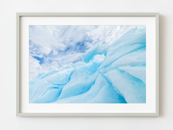 Iceberg natural abstract shapes in Antarctica | Photo Art Print fine art photographic print