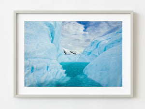 Iceberg natural water pool in Antarctica | Photo Art Print fine art photographic print