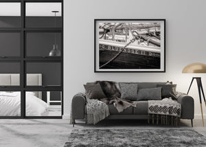 Elegant schooner Bluenose II wall art