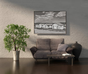 Deserted Currie Nevada Cabins Frozen in History | Photo Art Print fine art photographic print