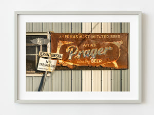 Iconic Route 66 Sign for America's Most Imitated Beer | Photo Art Print fine art photographic print