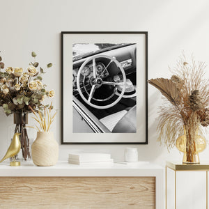 Classic 1959 Ford Thunderbird Car Interior | Photo Art Print fine art photographic print