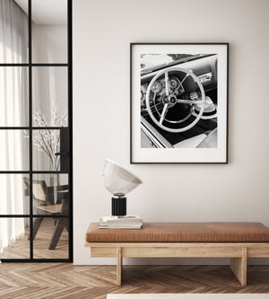 Classic 1959 Ford Thunderbird Car Interior | Photo Art Print fine art photographic print
