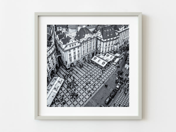 Old Prague Unveiled in Stunning Aerial View | Photo Art Print fine art photographic print