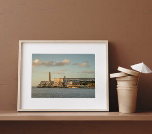 Sunset over the historic fortress of San Carlos de la Cabana Havana Cuba | Photo Art Print fine art photographic print