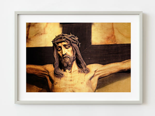 Jesus on the cross Buenos Aires Church | Photo Art Print fine art photographic print