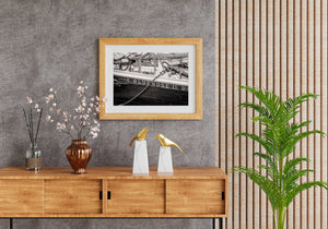 Vibrant Bluenose II maritime wall art