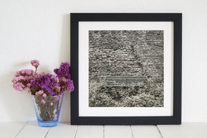 Tuscan Ancient Wall and Overgrown Bench | Photo Art Print fine art photographic print