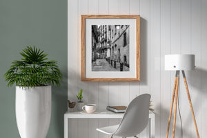 Streets of Barcelona Spain in the early morning | Photo Art Print fine art photographic print