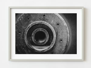 Intricate Abstract Detail Emerges from Heavy Machinery | Photo Art Print fine art photographic print