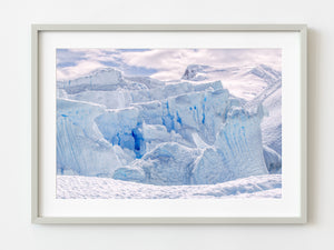 Intricate Abstract Patterns Emerge from Antarctica's Snow and Ice | Photo Art Print fine art photographic print