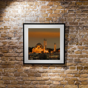 Istanbul Mosque at dusk | Photo Art Print fine art photographic print