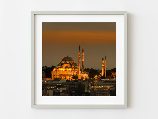 Istanbul Mosque at dusk | Photo Art Print fine art photographic print
