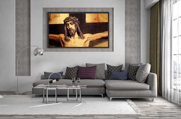 Jesus on the cross Buenos Aires Church | Photo Art Print fine art photographic print