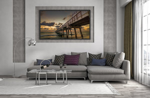 Juno Beach Florida peer at sunrise | Photo Art Print fine art photographic print