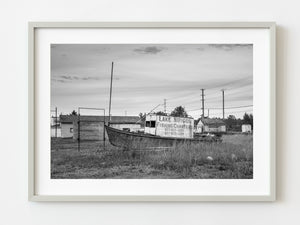 Lake Nipigon Abandoned Fishing Charters Boat | Photo Art Print fine art photographic print