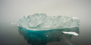 Large iceberg snowy day in Antarctica | Photo Art Print fine art photographic print