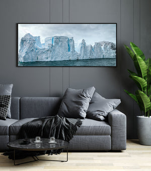 Large usually shaped iceberg in Antarctica | Photo Art Print fine art photographic print